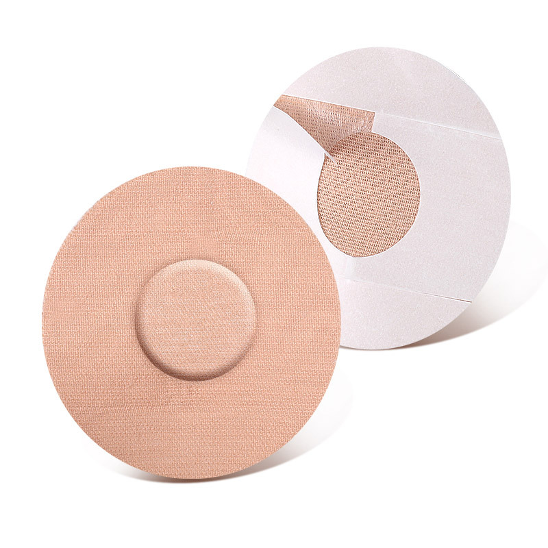 10 st självhäftande plåster för glukosmätare / sensor Beige