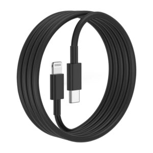 2-Pack USB-C till Lightning Kabel - Laddkabel för iPhone & AirPods - 3M – Svart