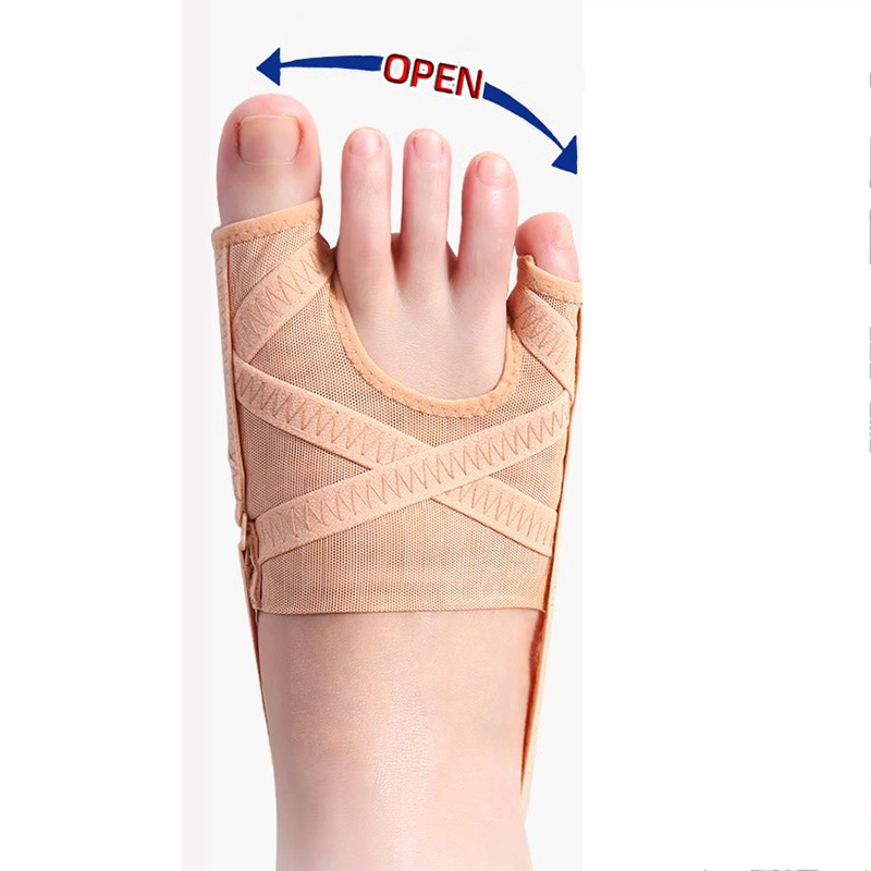 Andningsbar tåspridare för hallux valgus och överlappande tår S
