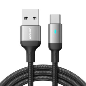 USB - USB-C-kabel för snabbladdning A10 Series 3A 1,2m svart