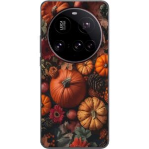 Xiaomi 15 Ultra Genomskinligt Skal Höstmotiv poster pumpor halloween höst skörd äpplen rustik dekor blommor höstsäsong design