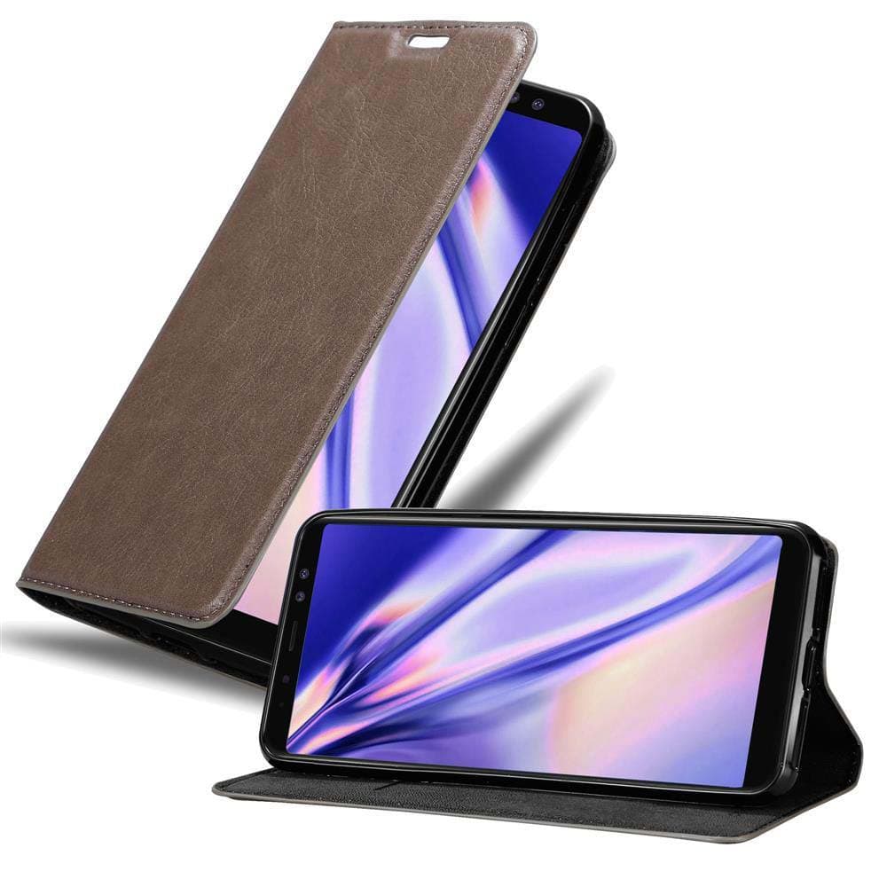 Samsung Galaxy A6 2018 Fodral Skal Plånboksfodral Case med magnetisk stängning, ståfunktion och kortficka