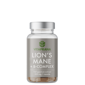 Lions Mane + B-komplex 50 kapslar