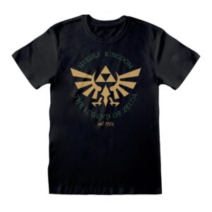 Legend Of Zelda Unisex vuxen Hyrule Kingdom Crest T-Shirt