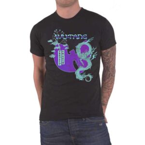 Wu Tang Clan T Shirt Dragon Bonsai Band Logo Official Mens Black