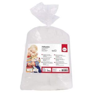 Rayher Hobby Rayher - Vaddering Vadd, mycket mjuk, 300g vska, 100% polyester, tvttbar, vit - 3315000