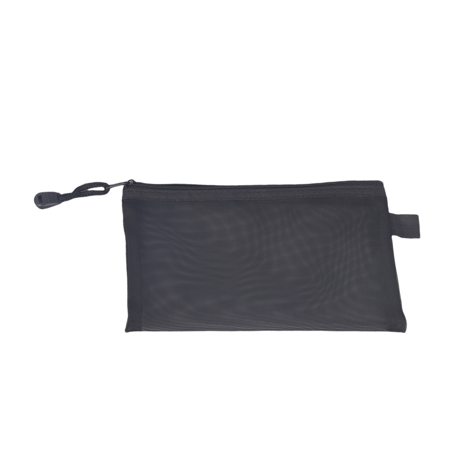 Nylonnät dragkedja påse, 2-pack transparenta filväskor för skol- och kontorsmaterial
