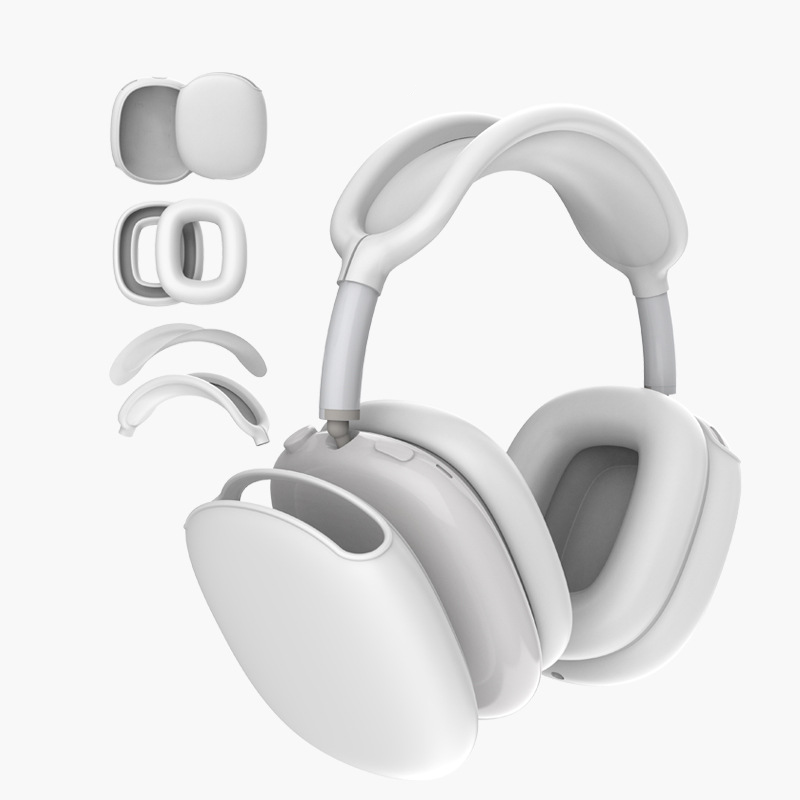 4-delat Skyddsfodral i Silikon för AirPods Max White