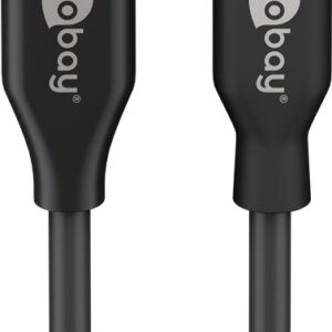 Lightning till USB-C™ laddnings- och synkroniseringskabel, 0,5 m, svart