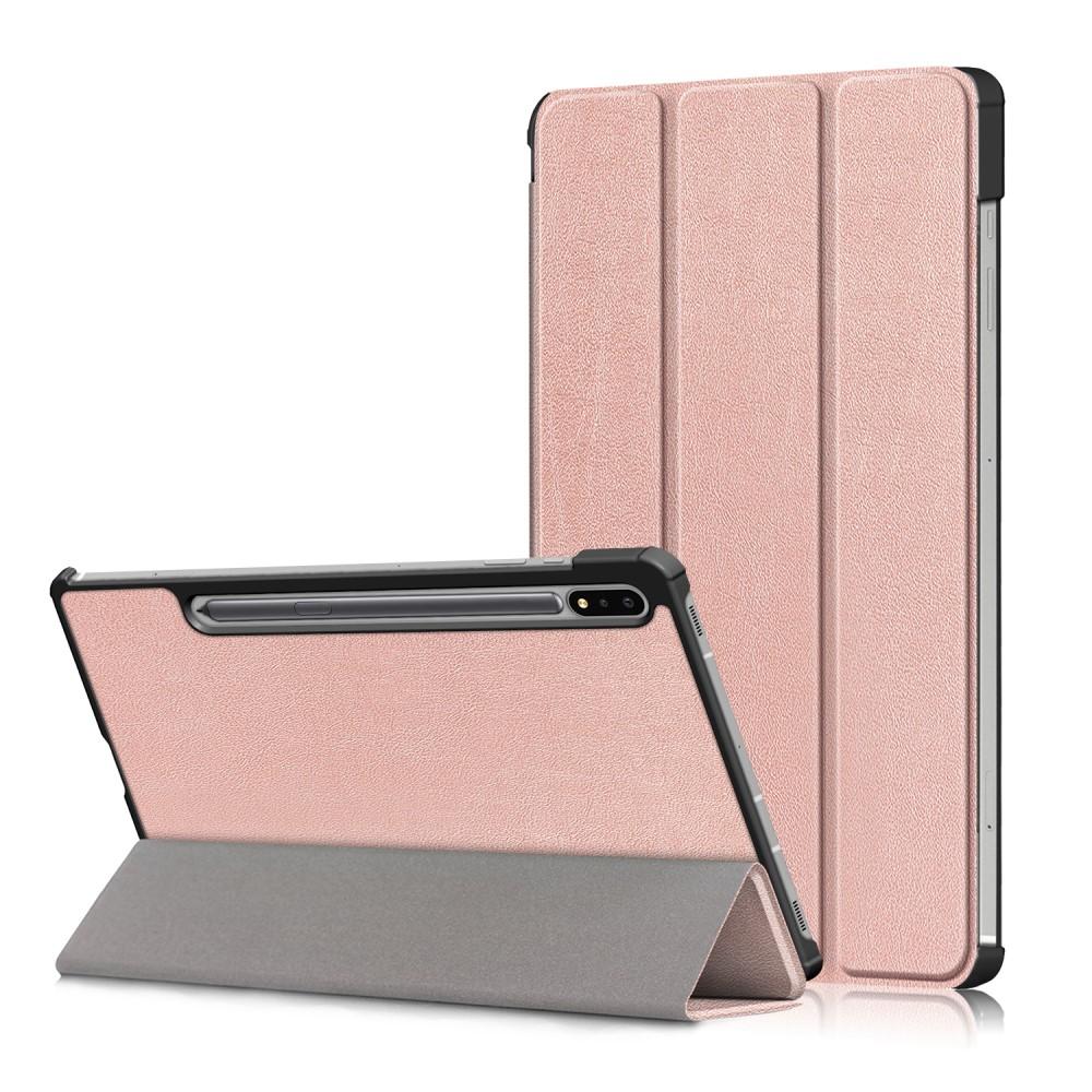 Slim Fit Cover Fodral Till Samsung Galaxy Tab S7 FE / Tab S7 Plus / Tab S8+ - Rose Gold
