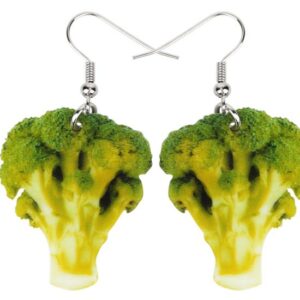 Örhängen BROCCOLI Grönsak Vegetable Kål Akryl Oversize
