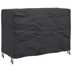 vidaXL Överdrag för utemöbler Svart 130 x 80 x 70 cm 600D