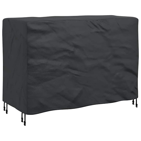 vidaXL Överdrag för utemöbler Svart 130 x 80 x 70 cm 600D