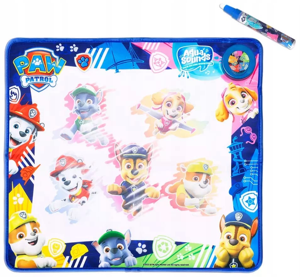 PAW PATROL MAGIC AQUA VATTENMATTA MED LJUD