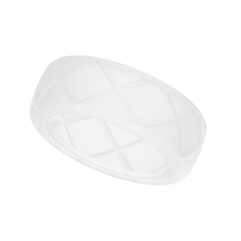 Ringskydd till Oura Ring Gen 3 - Transparent silikonskydd till smartring White M