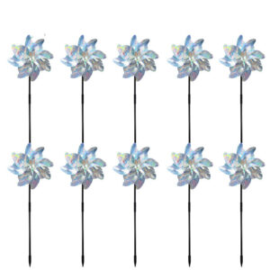 Vindsnurror / Reflekterande Fågelskrämmor 10-Pack