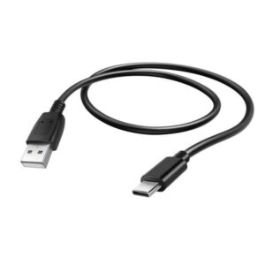 USB-kabel till USB-C 2A Kompatibel med Android Auto och Apple Carplay 0.5m Svart