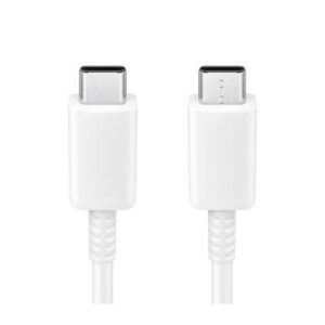 Original Samsung USB-C till USB-C-kabel 5A - 1M - Vit