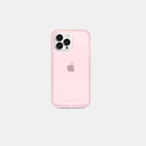 2-Pack MobileFriend SeeThrough Case iPhone 14 (use for 13/14) Pink