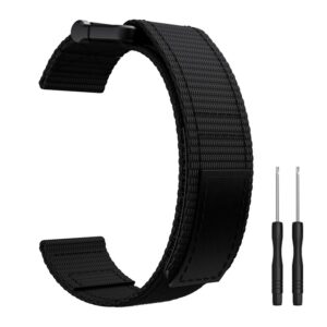 22 mm Klockarmband till Garmin Fenix 5/6/7 Forerunner Approach Black