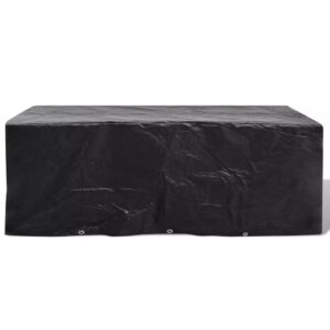 vidaXL Överdrag för trädgårdsmöbler med 8 öljetter 229 x 113 x 73 cm