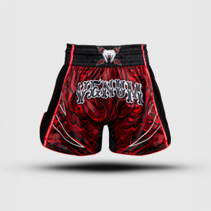 Venum Wolf Atak Thaishorts Svart Röd