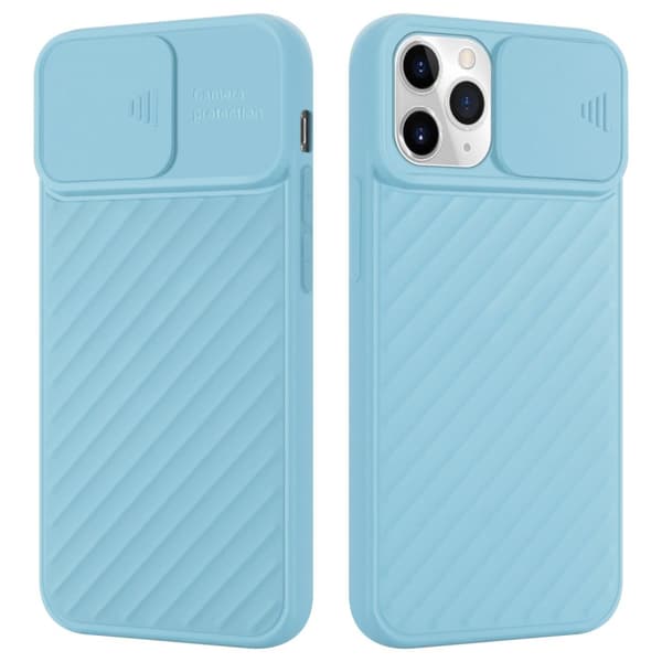 iPhone 11 PRO MAX Skal Fodral av flexibel TPU-silikon och med kameraskydd Mobilskydd Case Cover