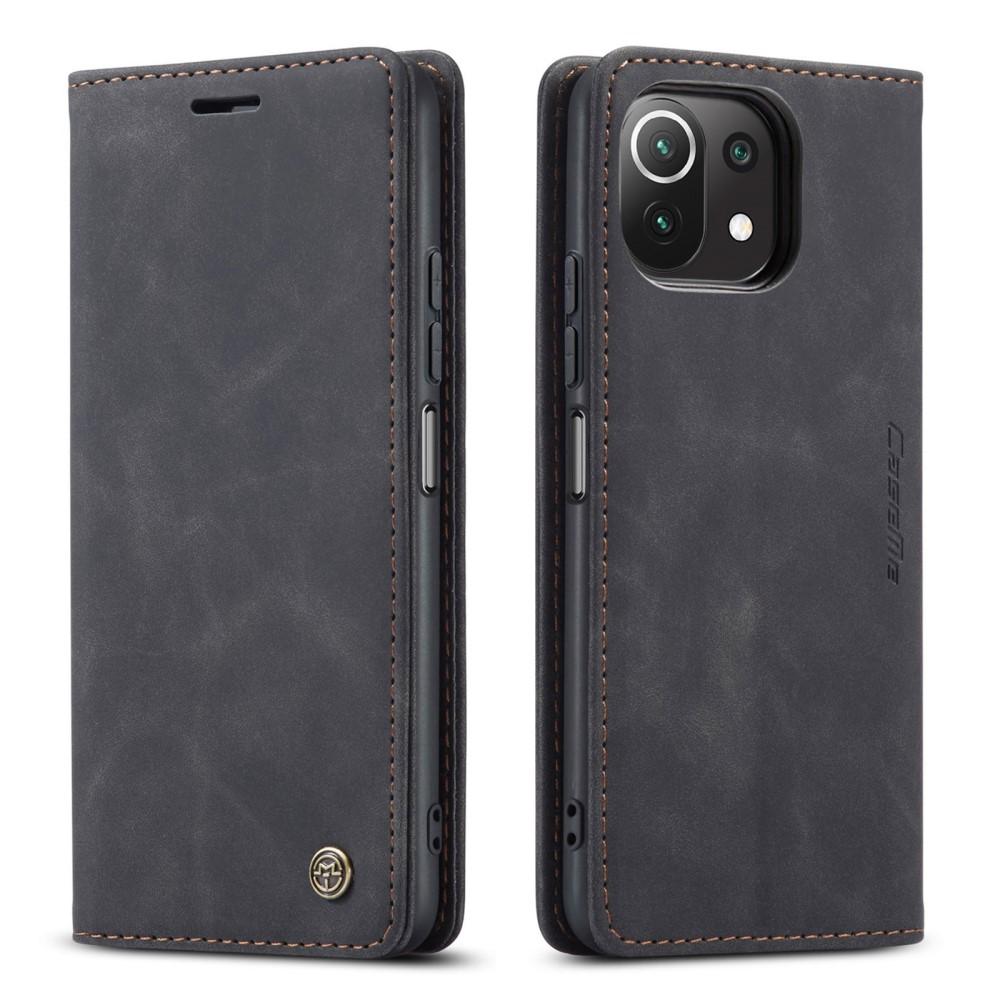 CASEME Plånboksfodral Xiaomi Mi 11 Lite - Svart