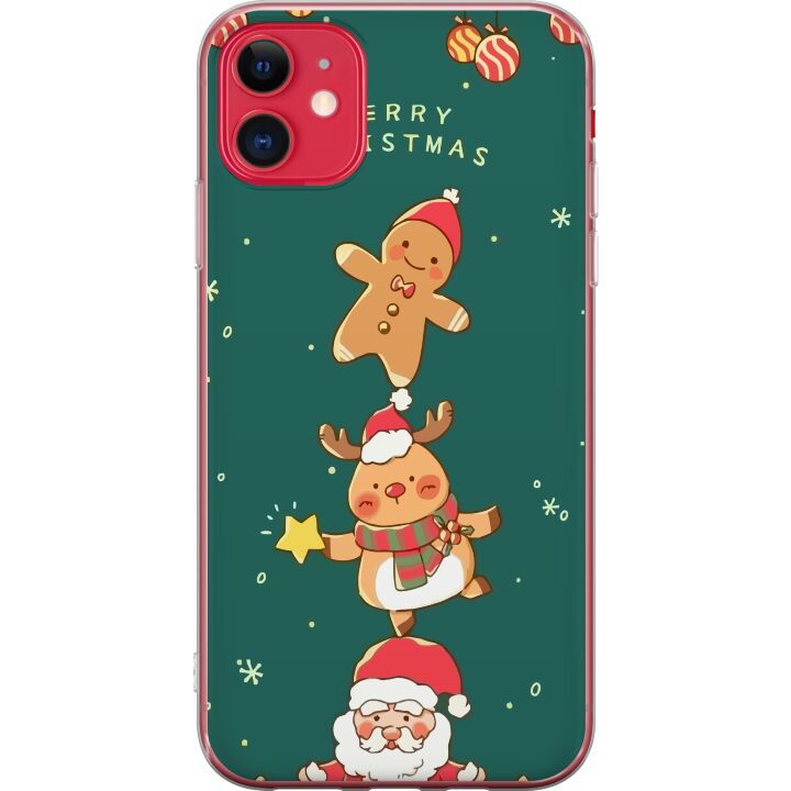 Kompatibelt Mobilskal till Apple iPhone 11 God Jul - Mönster