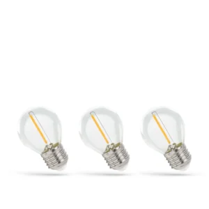 LED-lampa E27 1W 2700K 60 lumen 3-pack
