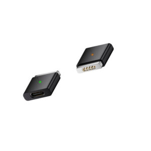 USB-C till MagSafe 2 Adapter 100W - Ladda Din MacBook Enkelt, kompatibelt med MacBook Pro och MacBook Air Black