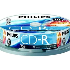 Philips CR7D5NB10 - 10 x CD-R - 700 MB (80min) 52x - spindel
