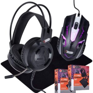 2-pack Gaming kit 3-in-1 Headset, gamingmus och musmatta