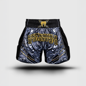 Venum Wolf Atak Thaishorts Svart Gr