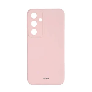 Onsala Mobilskal Silikon Samsung S24+, Chalk Pink