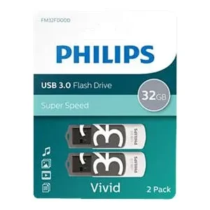 Philips FM32FD00D Vivid Edition 3.0 - USB flash-enhet - 32 GB - USB 3.0 (paket om 2)