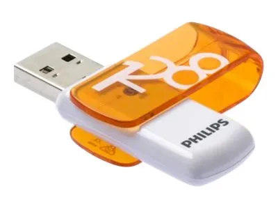Philips FM12FD05B Vivid Edition 2.0 - USB flash-enhet - 128 GB - USB 2.0 - snvit