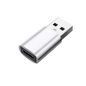 USB 3.0 (hane) till USB-C (hona) adapter Silver