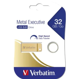 Verbatim Metal Executive - USB flash-enhet - 32 GB - USB 3.0 - guld