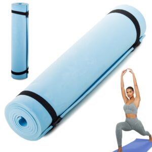 Yogamatta / Träningsmatta / Liggunderlag - 180 x 50 cm - Blue