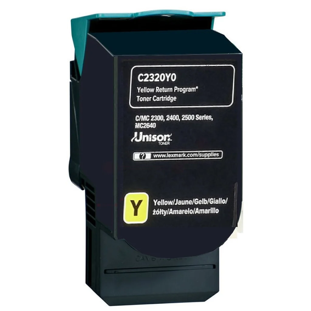 Lexmark C232HY0 Tonerkassett gul 2.300 sidor