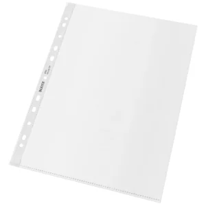 Plastficka Leitz Recycle A4 klar präglad 25st