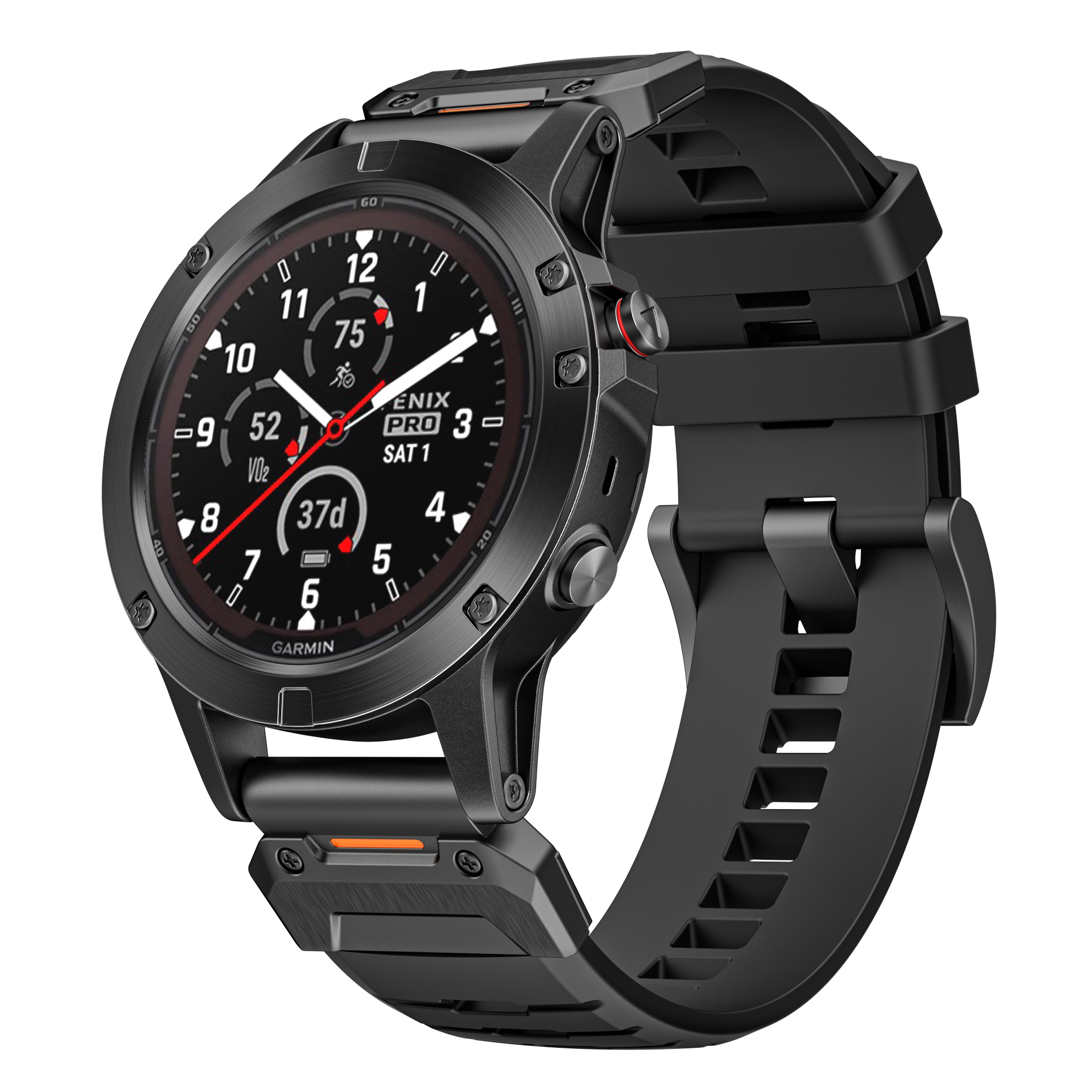 26 mm Klockarmband för Garmin Fenix 3/5/5X/6X/7X Black