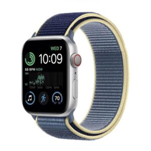 Nylon Armband Apple Watch SE 2022 (40mm) - Artic Ocean Blue
