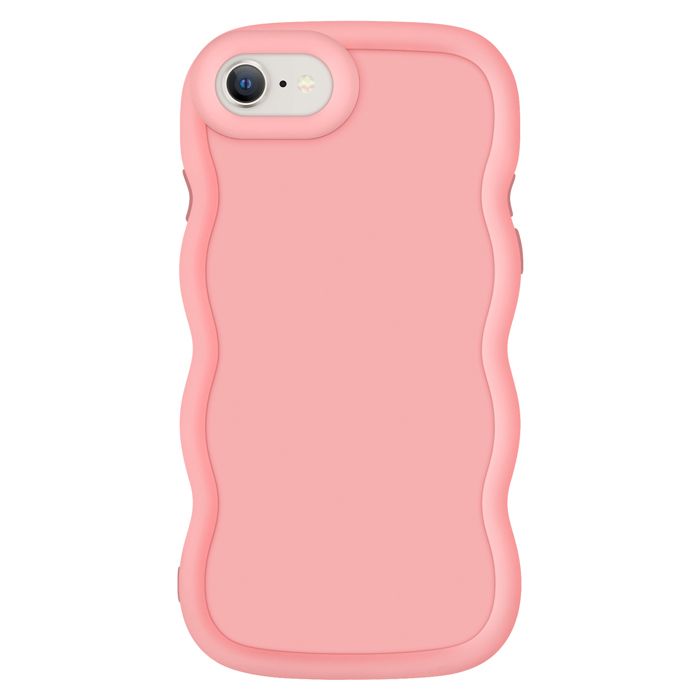 Skal - AVIZAR - iPhone 7, 8, SE 2020, SE 2022 - Silikon Stötabsorberande - Rosa - Modern Design