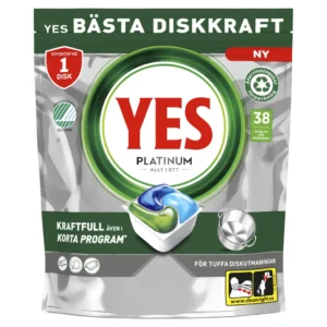 Yes Platinum All in One Maskindisktabletter 38 st