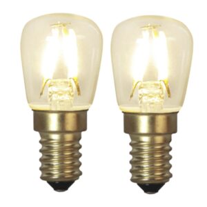 LED-lampa E14 1,3W 2100K 90 lumen 2-pack
