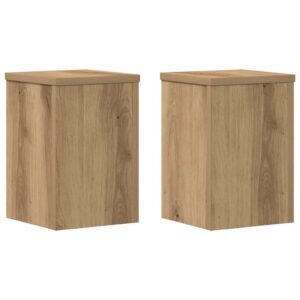vidaXL Vxtstll 2 st ek 20x20x30 cm konstruerat tr