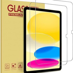 2-Pack Skrmskydd fr iPad 10 (10,9 Tums, 2022 Modeller 10:e Generationen) Hrdat Glas