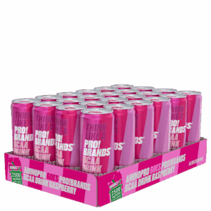 24 x Pro Brands BCAA Drink, 330 ml, Less Caffeine
